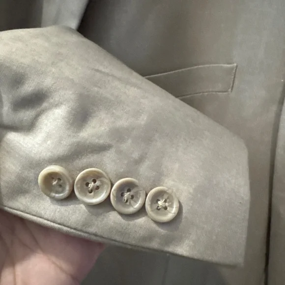 Elegant Beige Men's Blazer